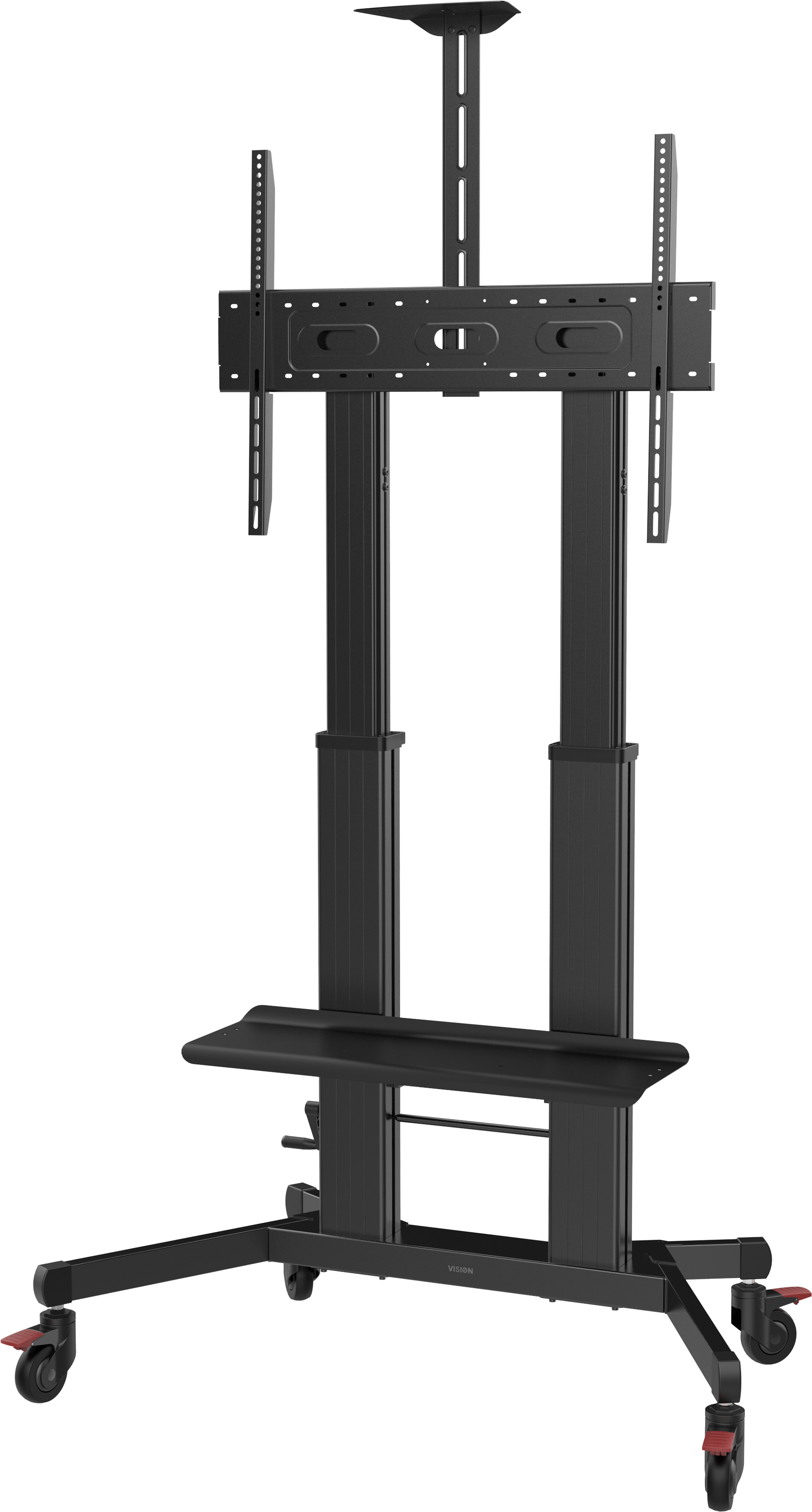 Vision Height-Adjustable Aluminium Display Cart 90 kg