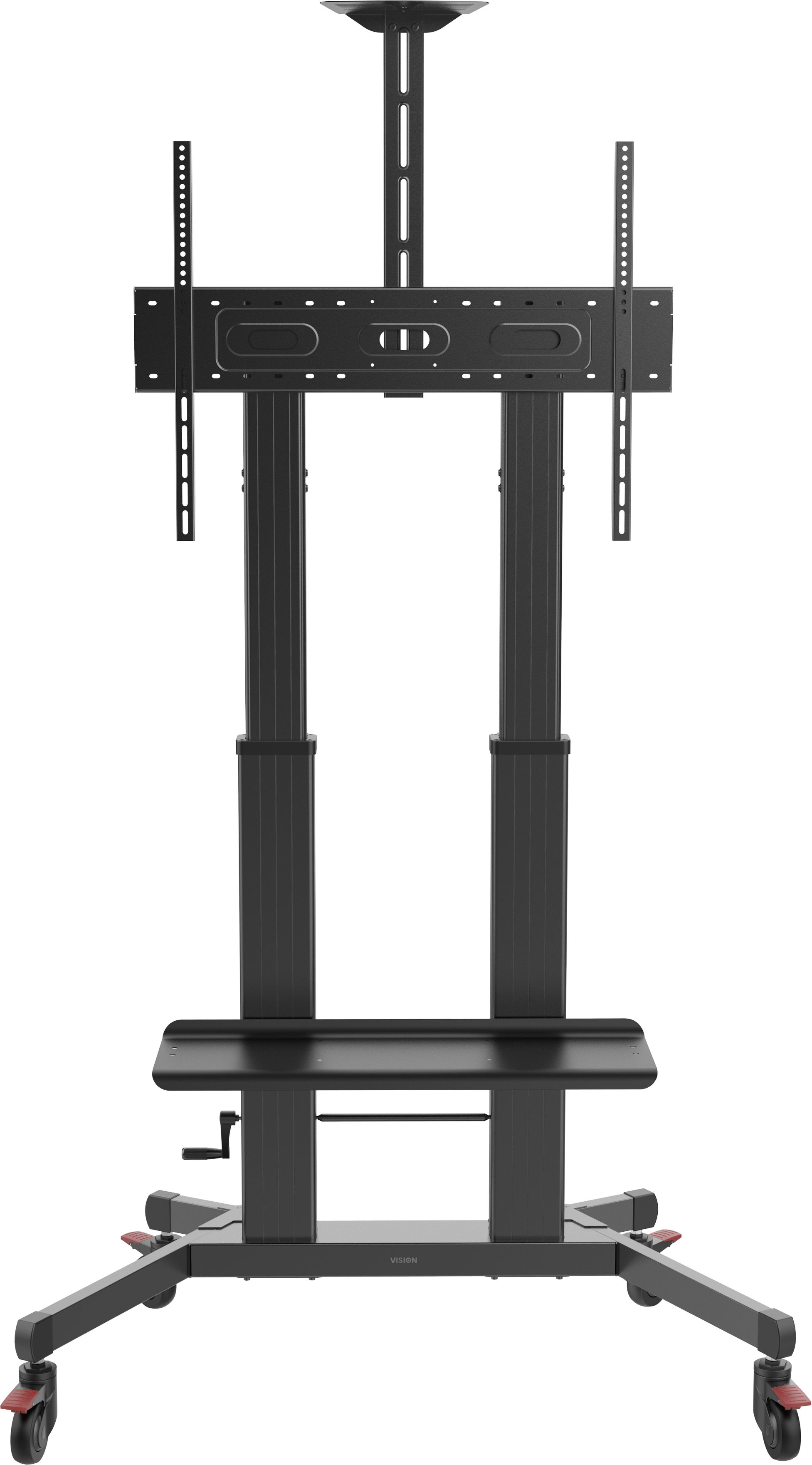 Vision Height-Adjustable Aluminium Display Cart 90 kg