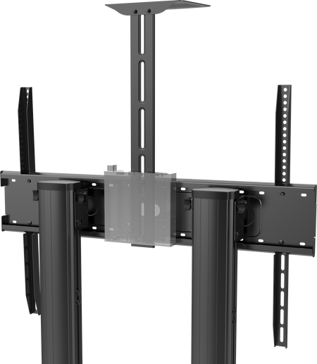 Vision Height-Adjustable Aluminium Display Cart 90 kg