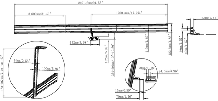 Vision Dual Display Rail
