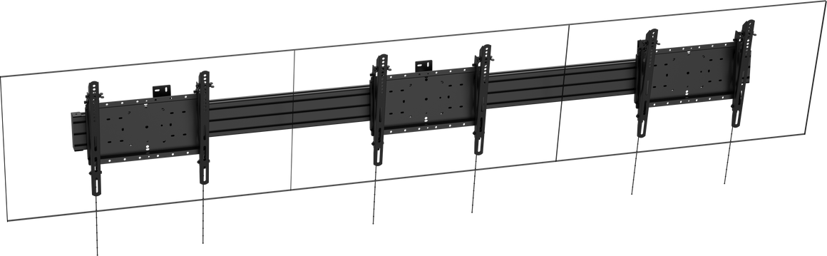 Vision Menuboard Wall Mount Kit - Landscape 3 x 40-43"