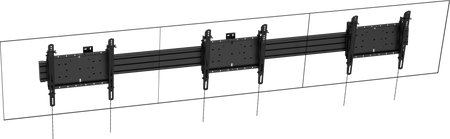 Vision Menuboard Wall Mount Kit - Landscape 3 x 40-43"