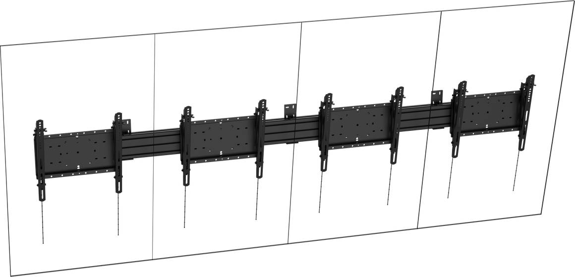 Vision Menu Wall Mount Kit - Portrait 4 x 50-55"