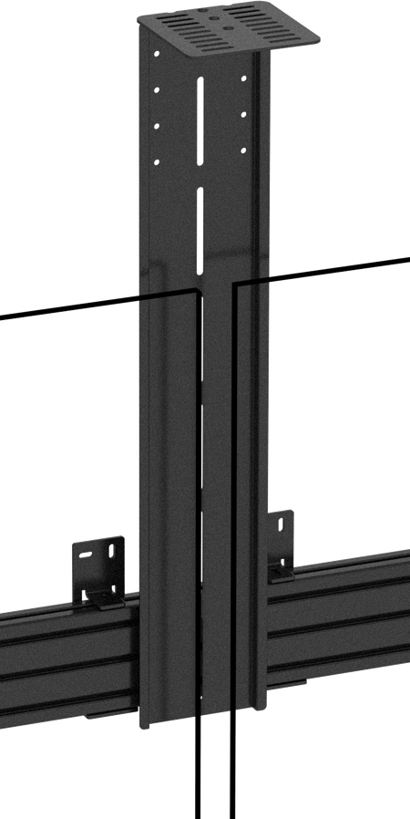 Vision Menu Board Mount Kit - Landscape 2 x 55-75"