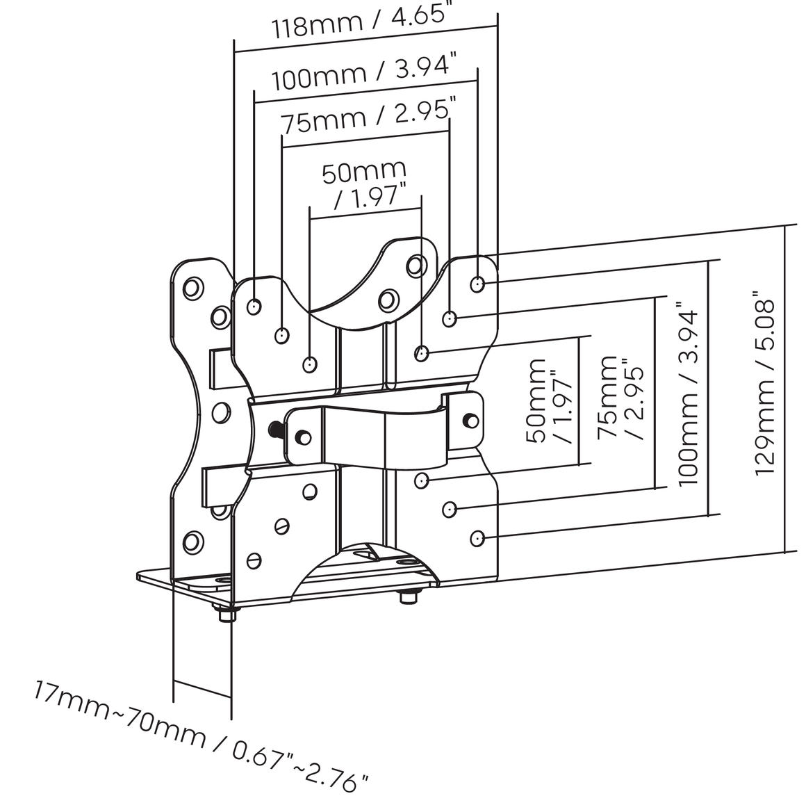 Vision Mini PC Mount