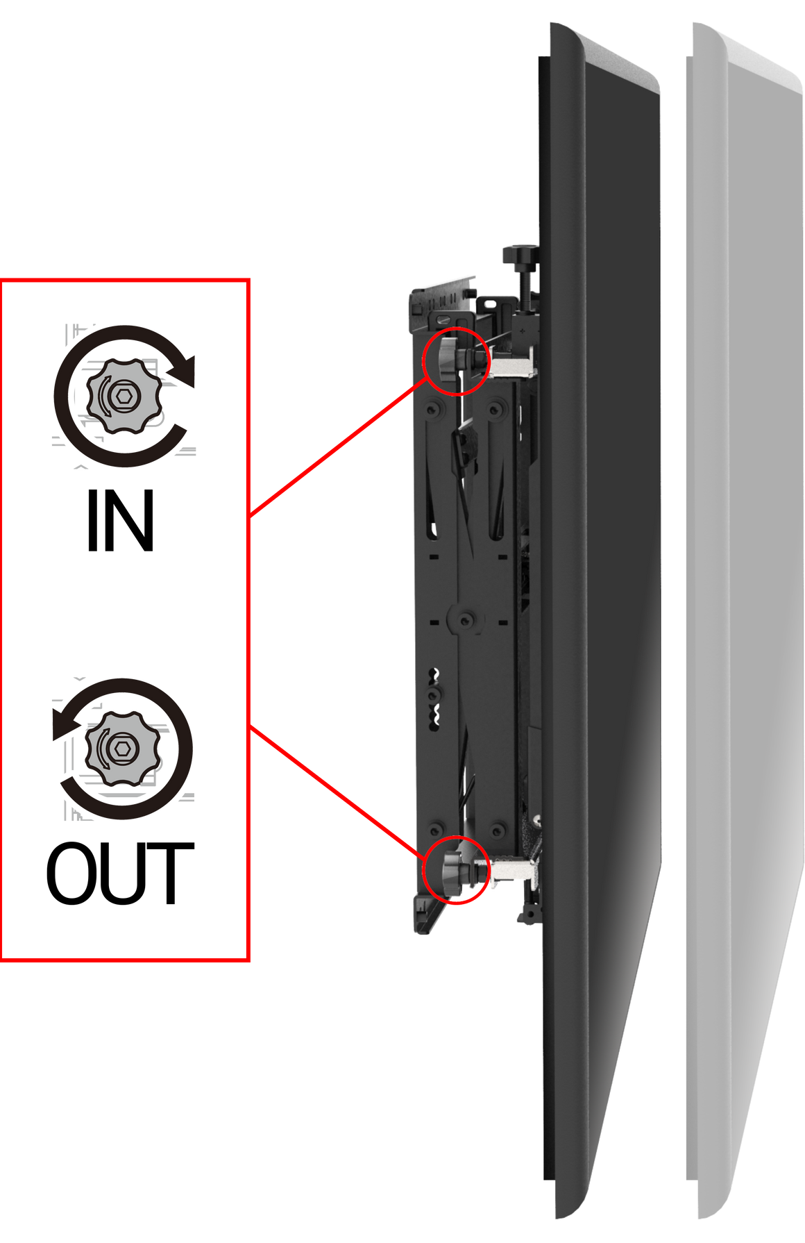Vision Video Wall Mount VESA 600x400