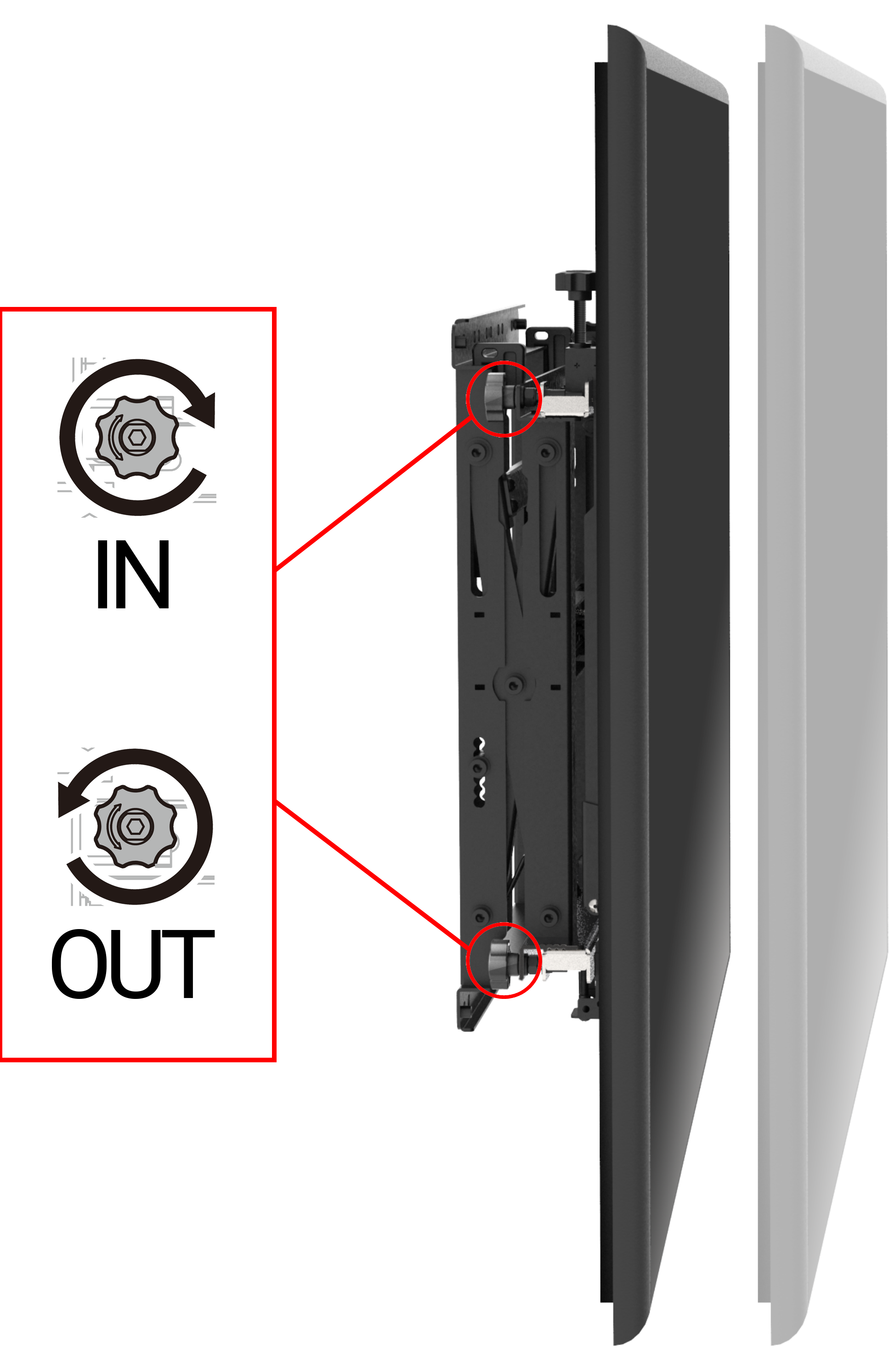 Vision Video Wall Mount VESA 600x400