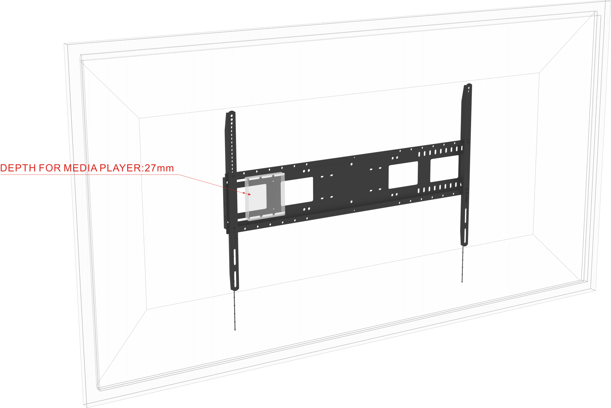 Vision Heavy Duty Flat-Panel Wall Mount 1000×600