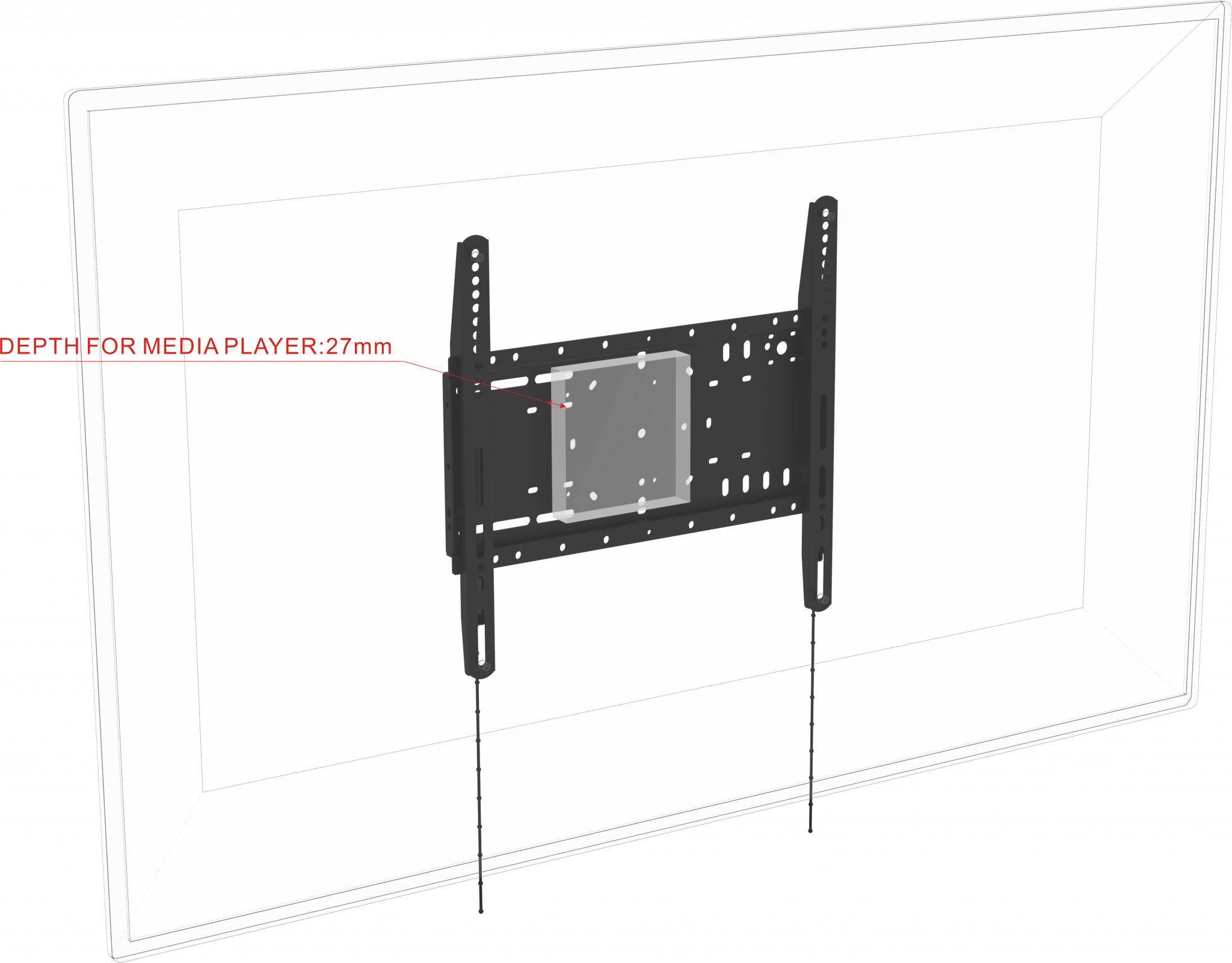 Vision Heavy Duty Flat-Panel Wall Mount 400×400