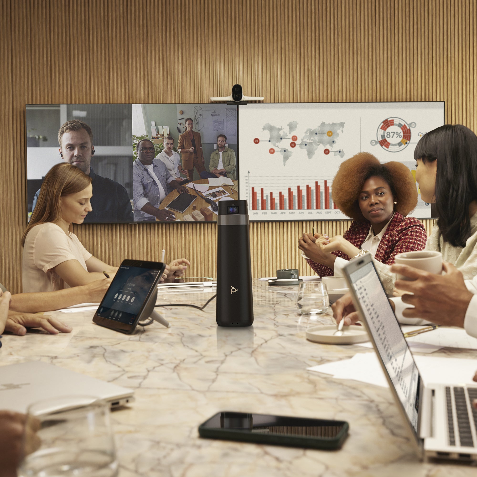 HP Poly Studio G62 Video Conferencing System with Wall Mount Kit