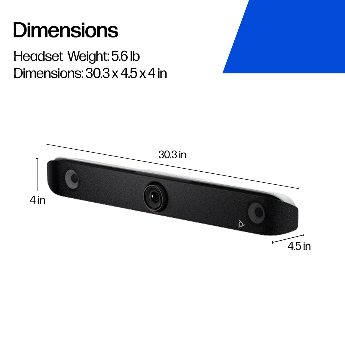 HP Poly Studio X52 All-In-One Video Bar