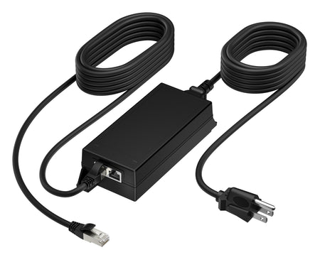 HP Poly PoE++ 65W 2.5G Adapter with 3.66m CAT6A Cable and Power Cord