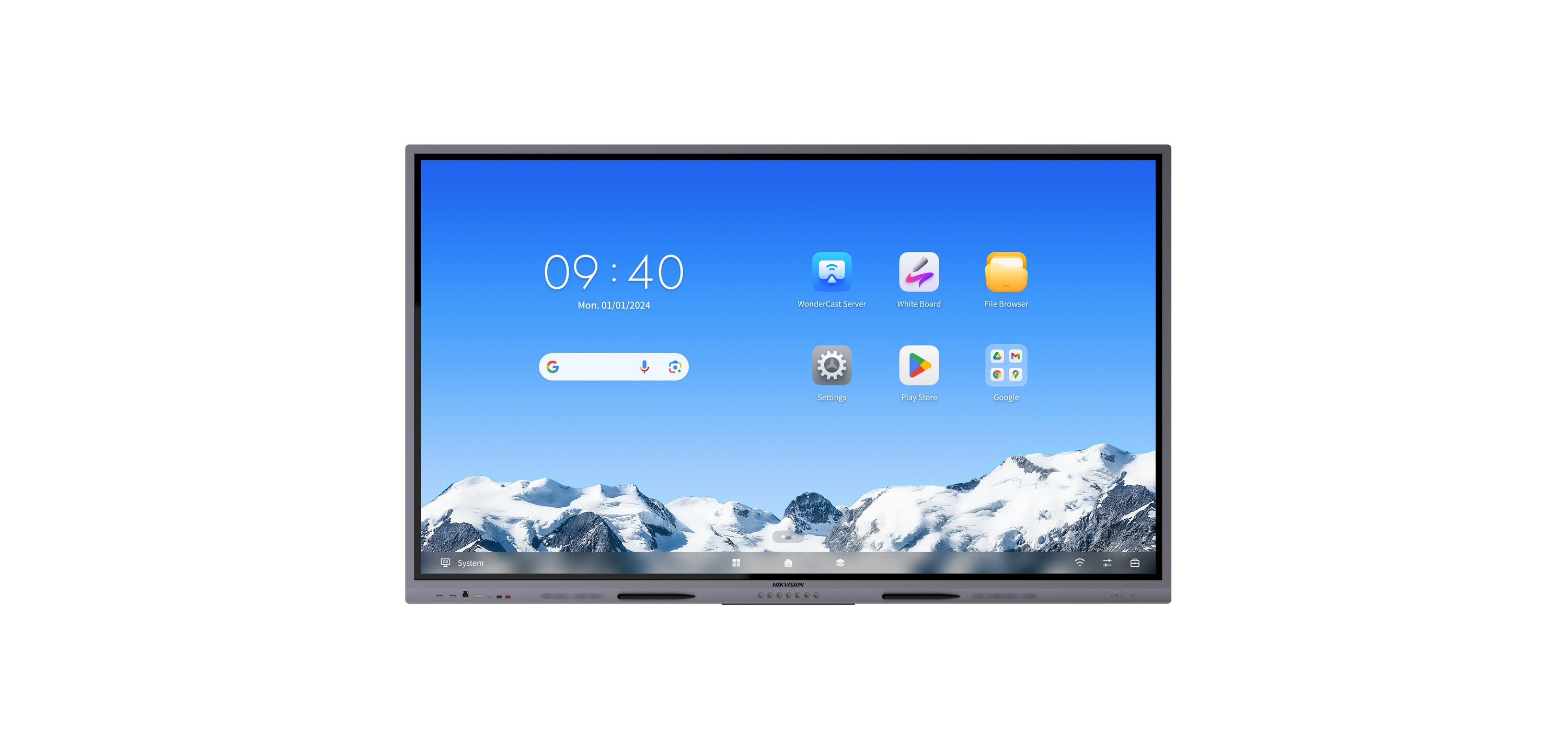 Hikvision DS-D5C65RB/A2L 65" 4K Ultra Plus Interactive Flat Panel Display