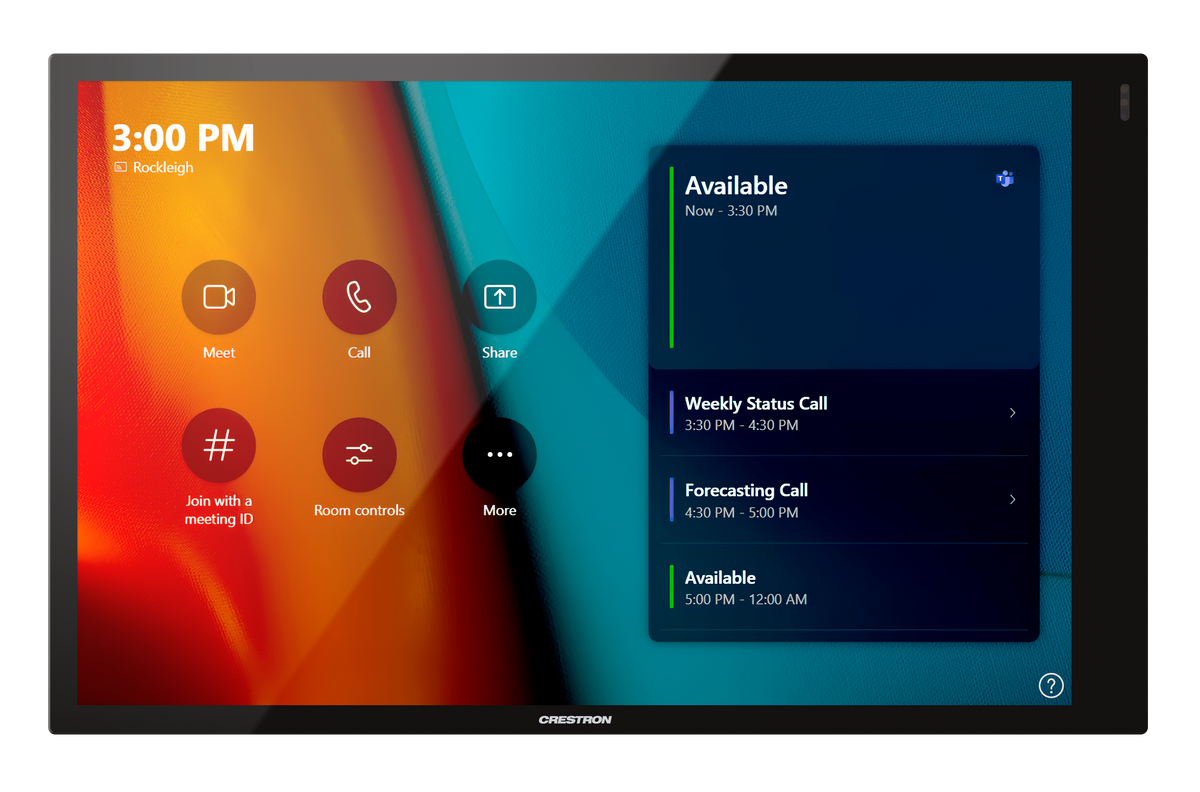 Crestron TS-1070 10-inch In-Wall Touch Screen Panel for Crestron Room ...