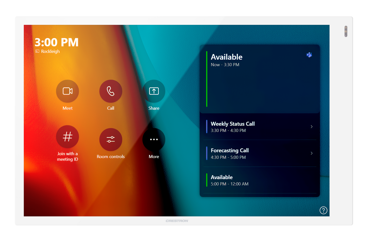 Crestron TS-1070 10-inch In-Wall Touch Screen Panel for Crestron Room ...